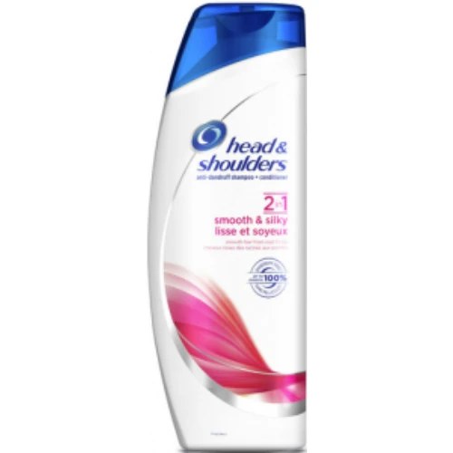 Head & Shoulders Shampoo 400ml - 2-IN-1 Smooth & Silky