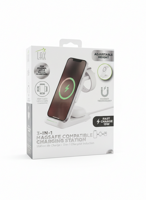 LAX 3-in-1 MagSafe Charging Station