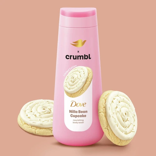 Dove Body Wash 20oz - Crumbl, Nilla Bean Cupcake