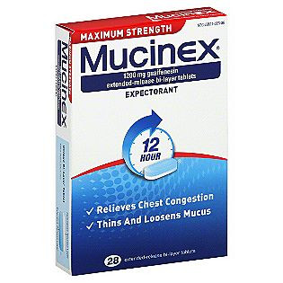 Mucinex Maximum Strength Tablets 28 ct