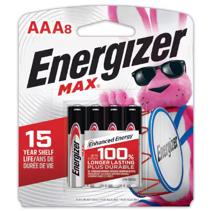 Energizer Batteries AAA 8-Pack