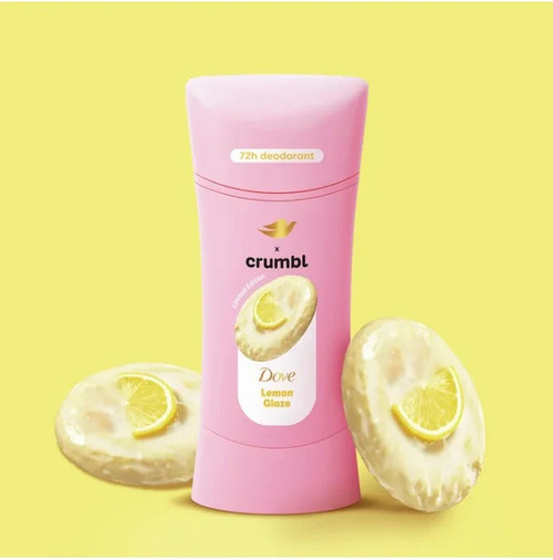 Dove Deodorant Stick 2.6 oz - CRUMBL x LEMON GLAZE