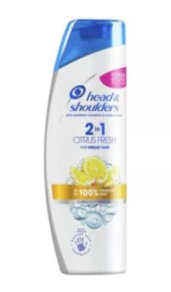 Head & Shoulders Shampoo 400ml - 2-IN-1 Citrus Fresh