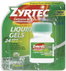 Zyrtec Liquid Gels 40 ct