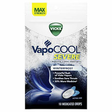 Vcold Drops Vicks VapoCool Severe Cough Drops 18ct - WINTERFROST - Bob-Bila ...
