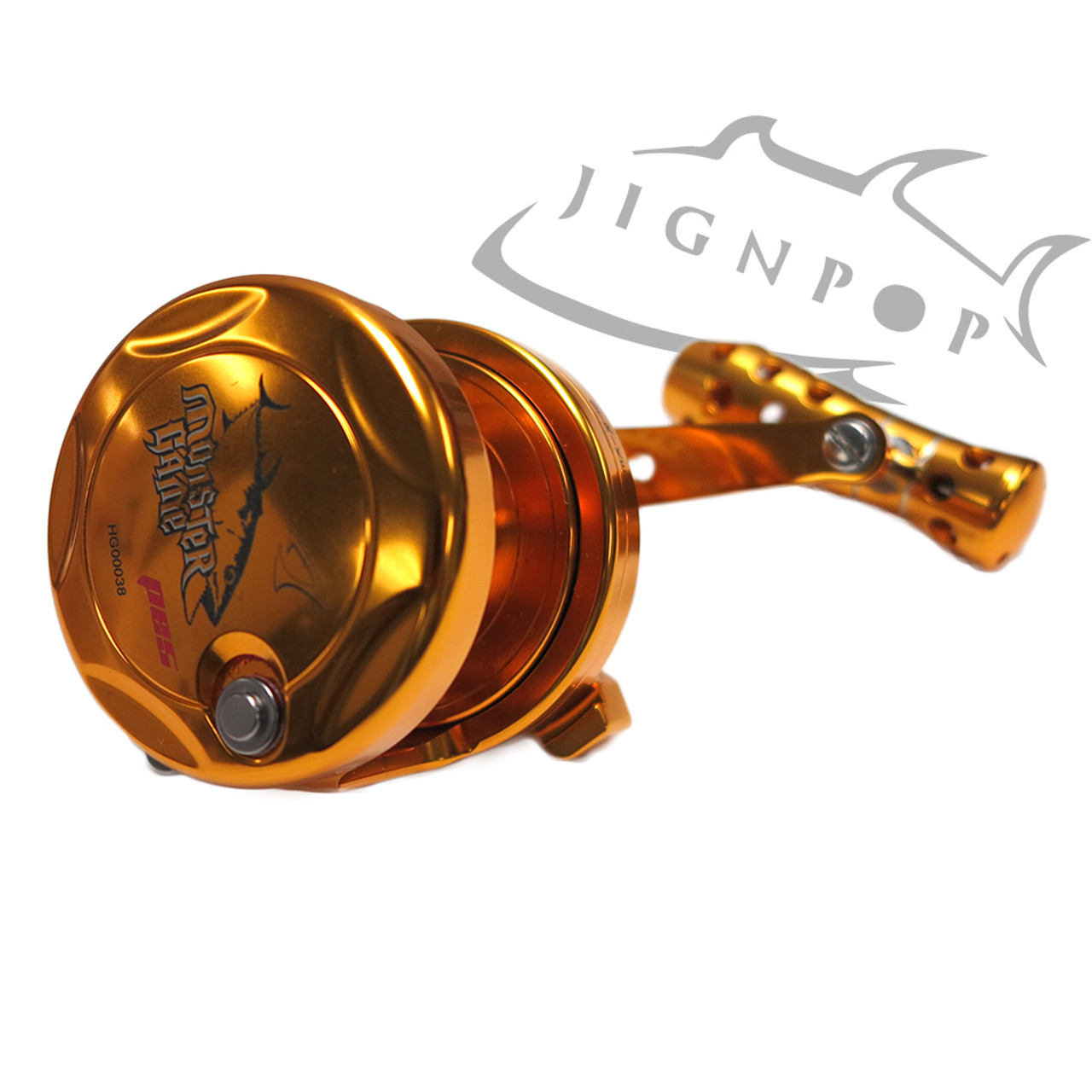 Jigging Master Power Spell Fishing Reel (Color: Red-Gold / PE7