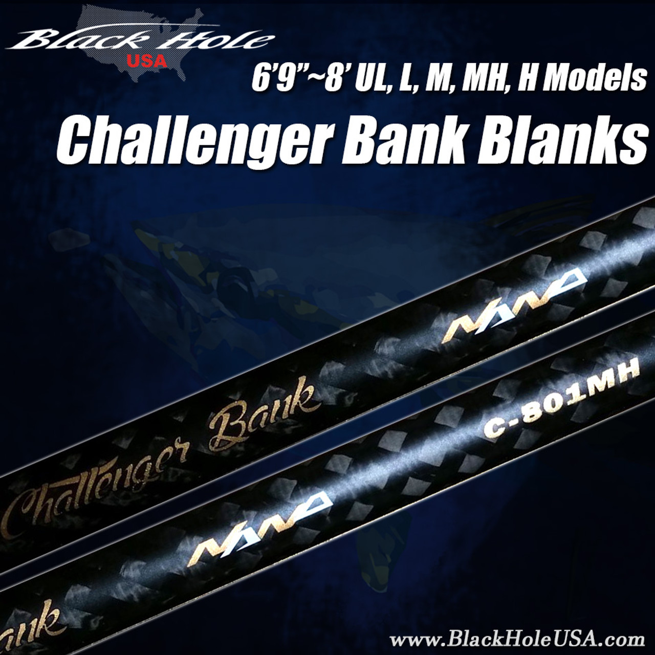 Black Hole Challenger Bank Blanks (6'9"~8') 