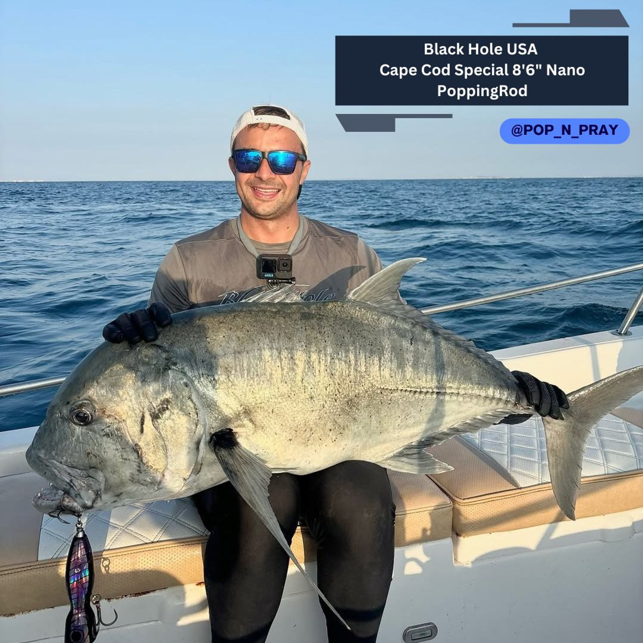 Black Hole 7'6", 8'0", 8'6" Cape Cod Special NANO Popping Rods