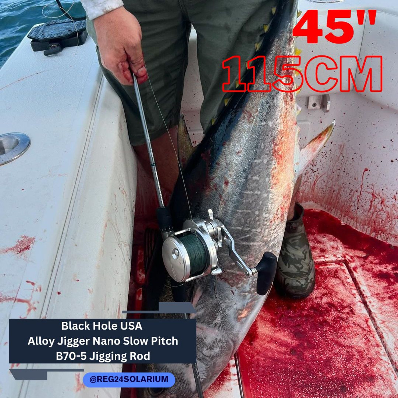 Black Hole USA Alloy Jigger Nano Slow Pitch Jigging Blanks