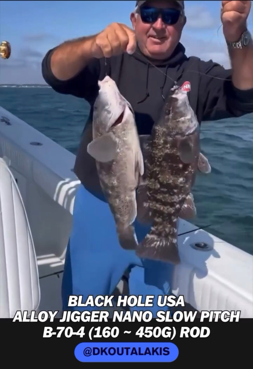 Black Hole USA Alloy Jigger Nano Slow Pitch Jigging Blanks