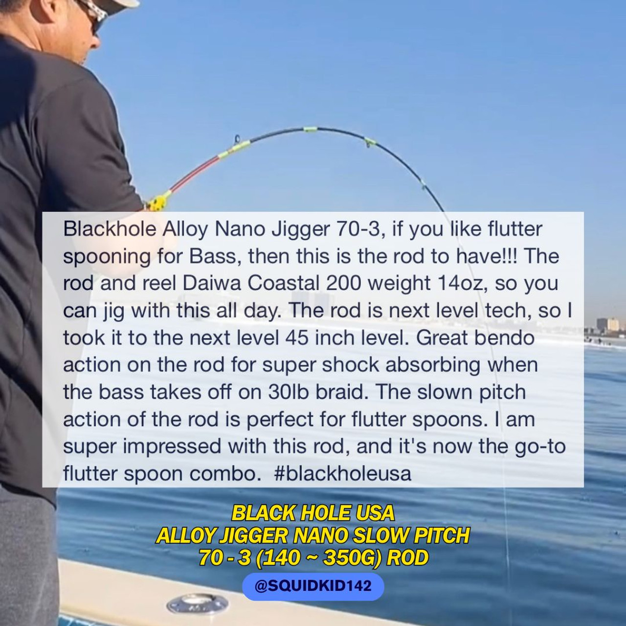 GVX彩710Artemis MX Slowtaper Black Hole USA Alloy Jigger Nano Slow Pitch Jigging Blanks