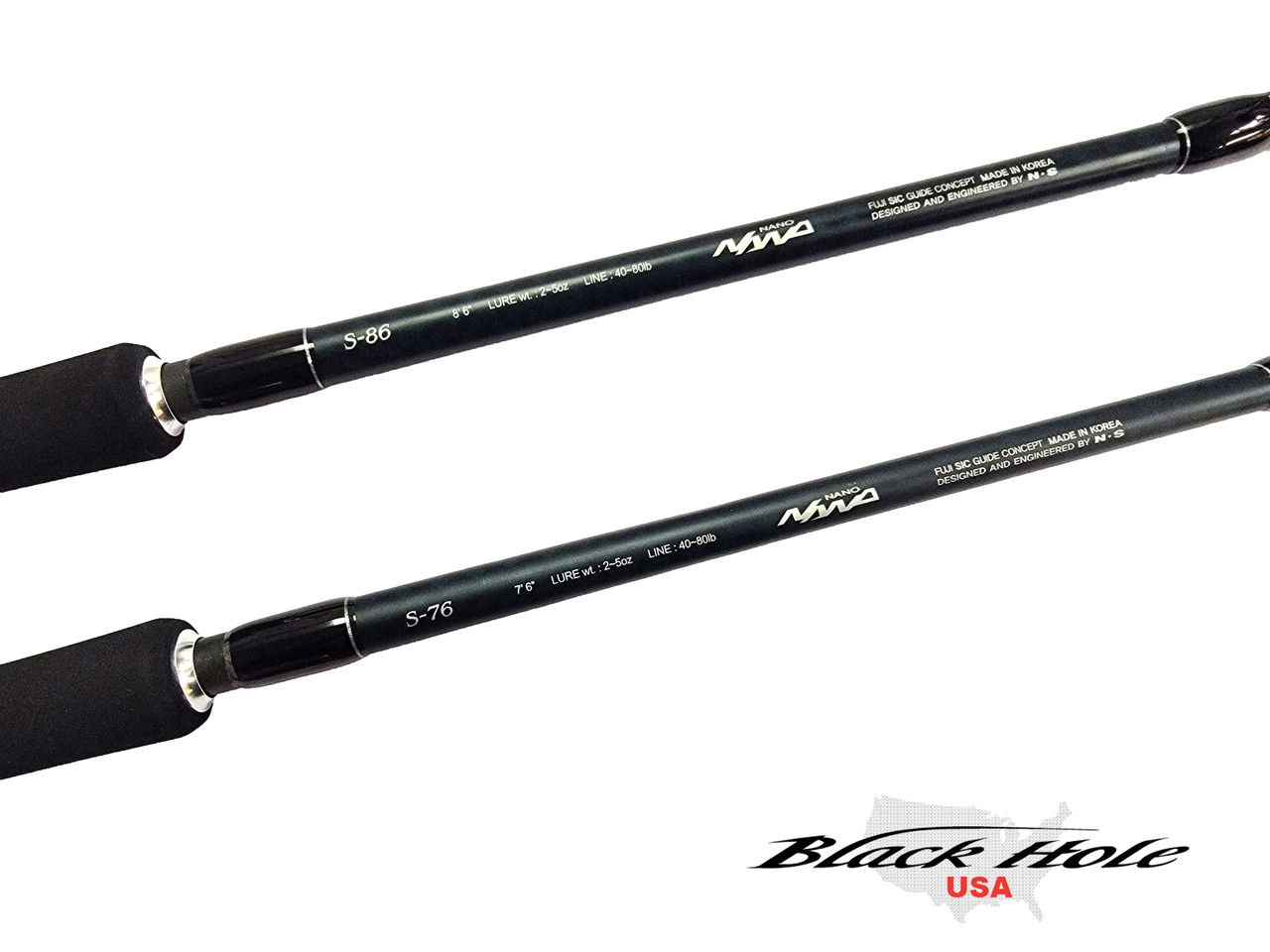 Black Hole USA Nanofin Light Popping Blanks, Black Hole USA, Nanofin