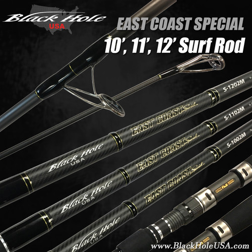 Black Hole USA 10', 11' 12' East Coast Special Surf Rod