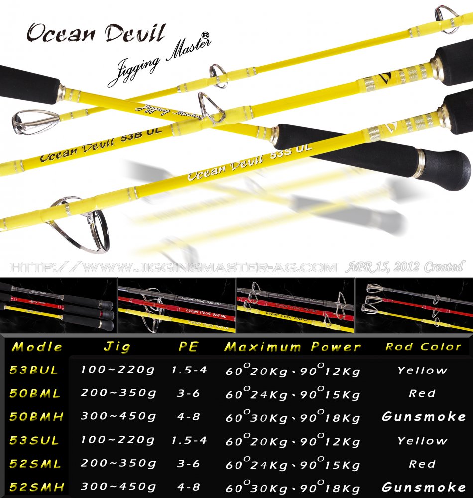 Ocean devil rod Clearance