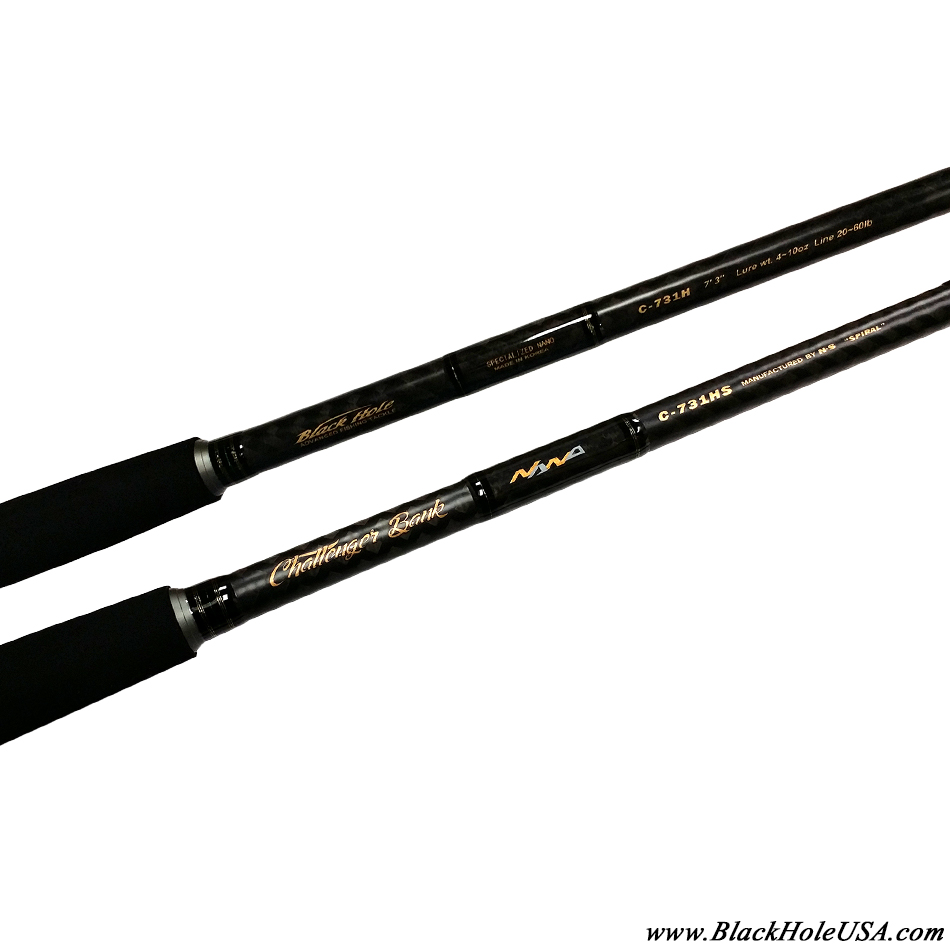 Black Hole USA Challenger Bank Spinning Rods