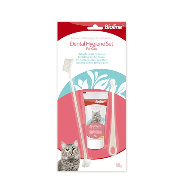 Bioline Kit Dental Cat Para Higiene