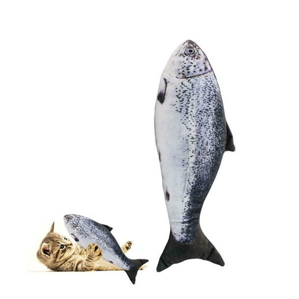 Pez Peluche Salmon Con Catnip para gato