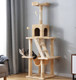 Rascador Torre 3 Plataformas con Hamaca y Escalera para gatos