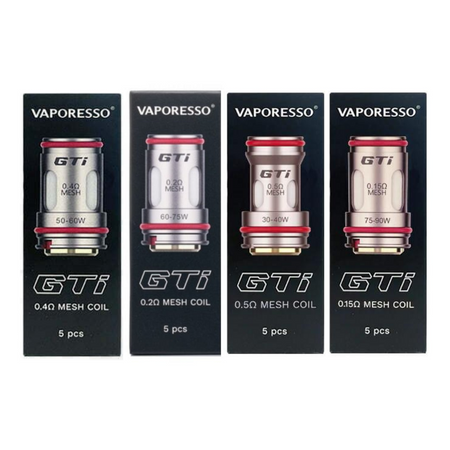 VAPORESSO GTI Replacement Coils - 5PK VAPORESSO GTI Replacement Coils - 5PK