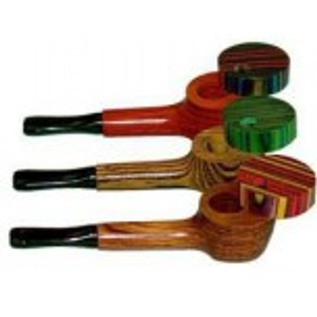 Lidded Exotic Wood Pipe Lidded Exotic Wood Pipe