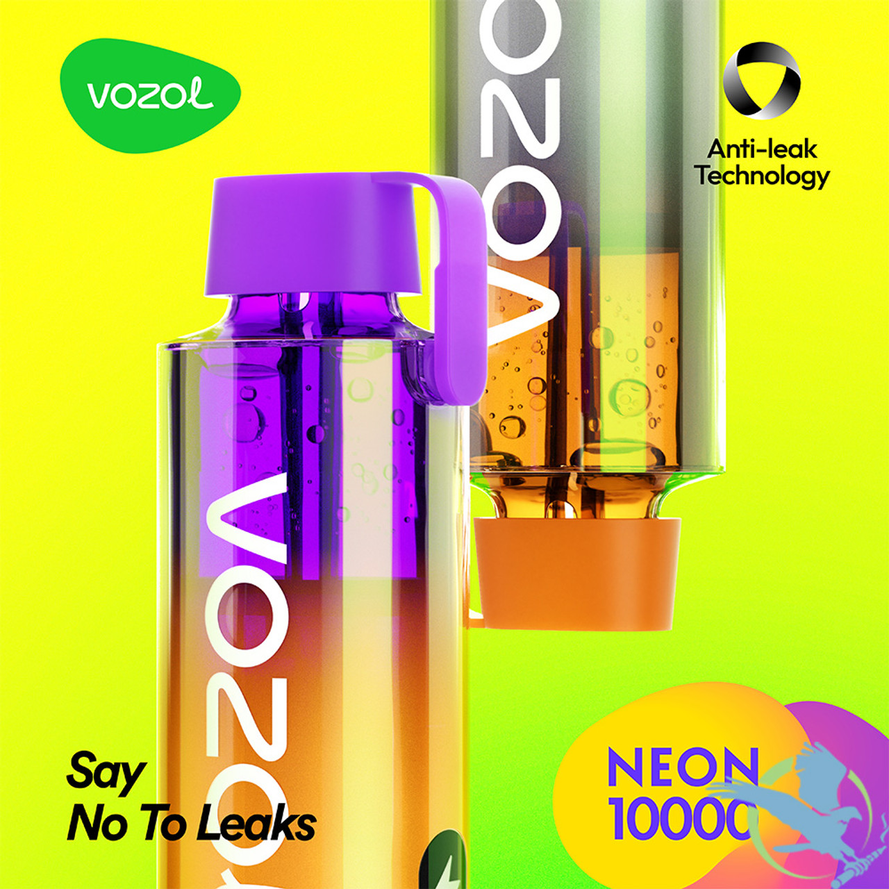 10000 vozol neon Vozol Neon Raspberry Watermelon 20MG 10000 Puffs main image 0