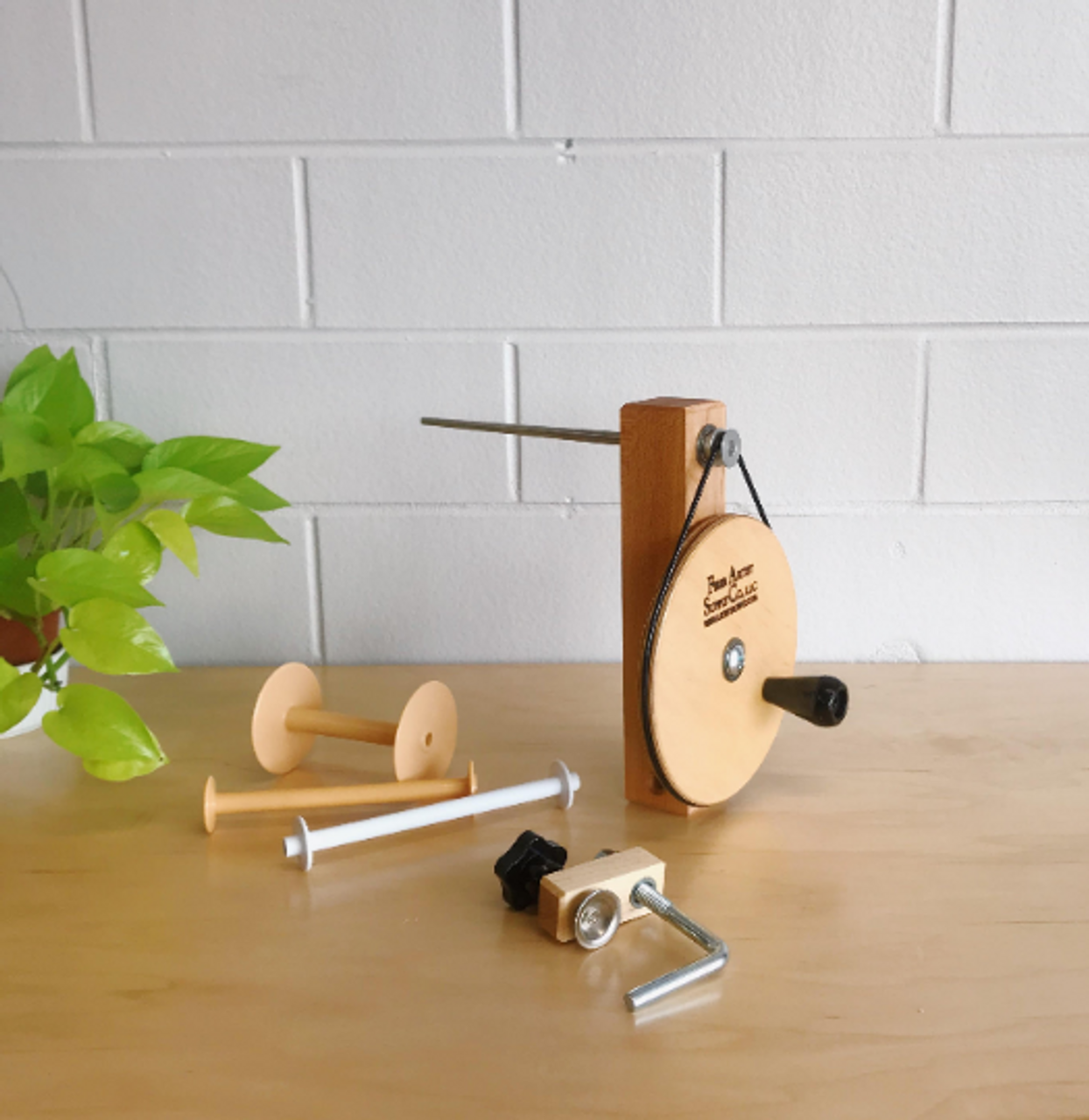 Wooden Bobbin Winder