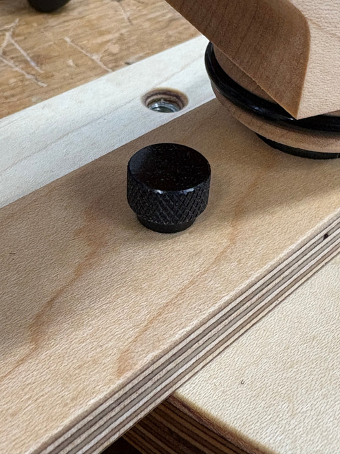 1"x1/4"-20 Black Annodized Yarn Guide Base Screw