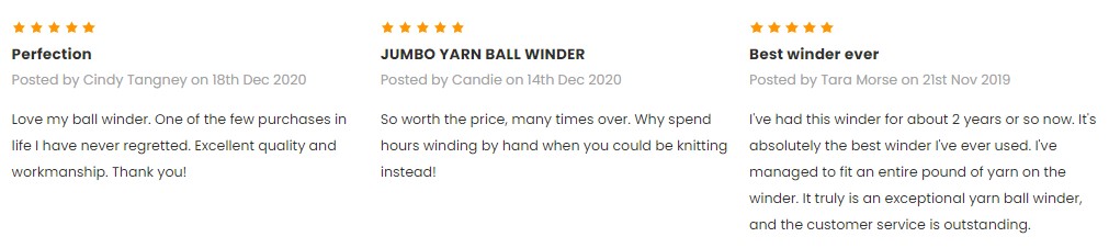 Yarniss Yarn Cake Ball Winder, Hand Operated Yarn Winder 4 Ounce Capacity  Blue,Valentines Day Gifts