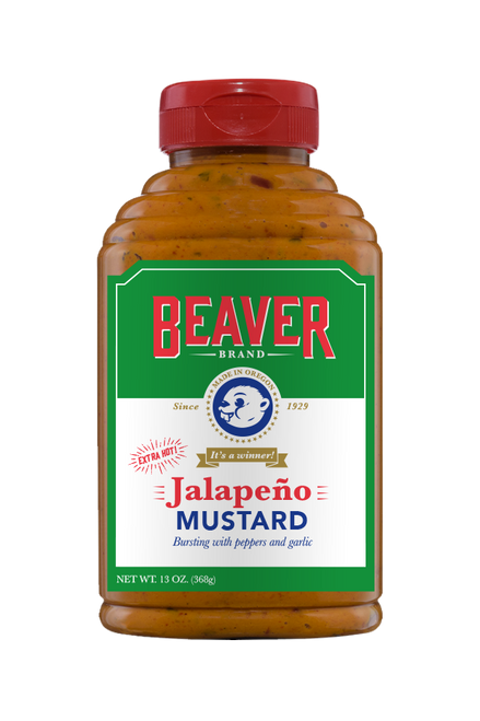 BEAVER JALAPENO MUSTARD ( 6X13OZ ) BEAVER JALAPENO MUSTARD ( 6X13OZ )