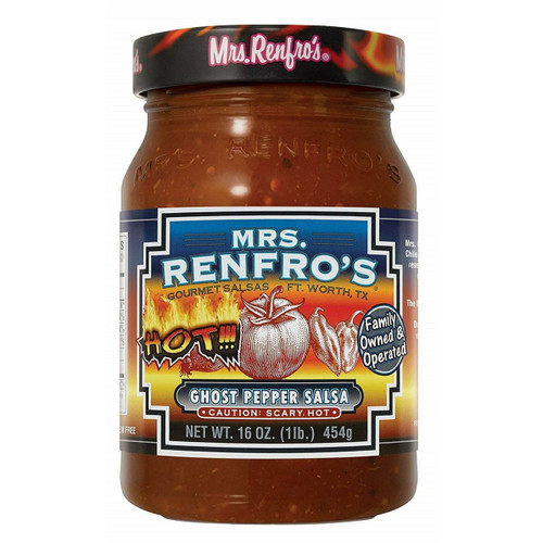 MRS. RENFRO'S GHOST PEPPER SALSA ( 6X16OZ ) MRS. RENFRO'S GHOST PEPPER SALSA ( 6X16OZ )