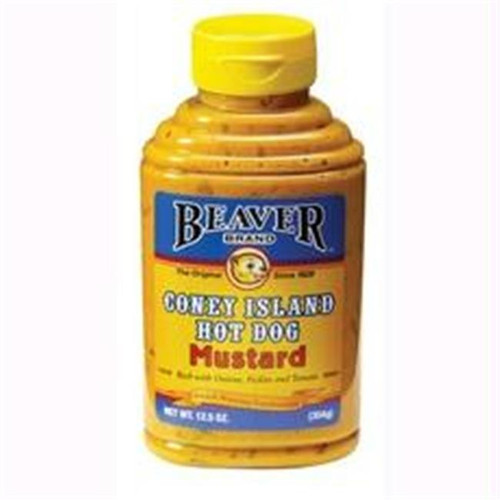BEAVER CONEY ISLAND HOT DOG MUSTARD ( 6X12.5OZ ) BEAVER CONEY ISLAND HOT DOG MUSTARD ( 6X12.5OZ )