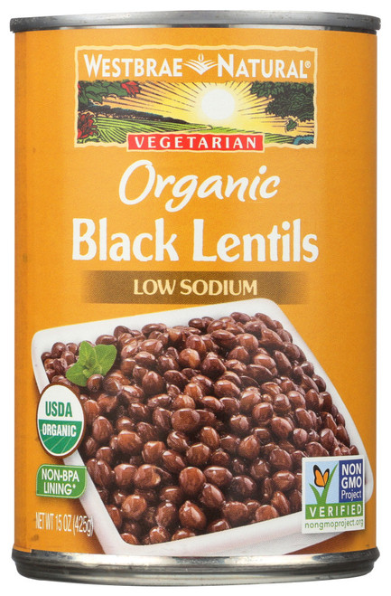 WESTBRAE FOODS BLACK LENTILS 1 ( 12X15OZ ) WESTBRAE FOODS BLACK LENTILS 1 ( 12X15OZ )