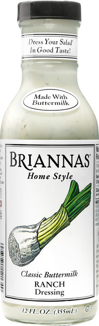 BRIANNA'S HOMESTYLE DRESSINGBUTTERMILK RANCH ( 6X12OZ ) BRIANNA'S HOMESTYLE DRESSINGBUTTERMILK RANCH ( 6X12OZ )