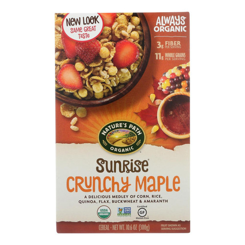 NATURE'S PATH ORGANIC CRUNCHY MAPLE SUNRISE ( 12X10.6OZ ) NATURE'S PATH ORGANIC CRUNCHY MAPLE SUNRISE ( 12X10.6OZ )