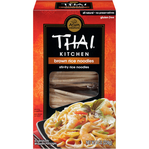 THAI KITCHEN BROWN RICE NOODLES ( 6X8 OZ ) THAI KITCHEN BROWN RICE NOODLES ( 6X8 OZ )