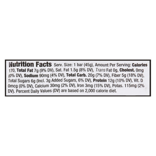 L&L CHOC ALMND CKIE BAR ( 9 X 1.59 OZ )