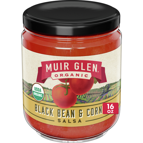 MUIR GLEN BLACK BEAN & CORN MED SALSA ( 12X16 OZ )