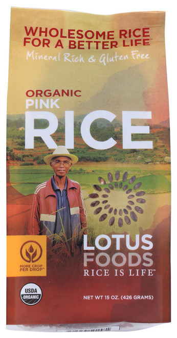 LOTUS FOODS MADAGASCAR PINK RICE ( 6X15 OZ )
