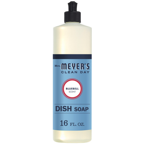 MRS. MEYERS BLUEBELL LIQUID DISHWASHING SOAP ( 6X16 OZ )