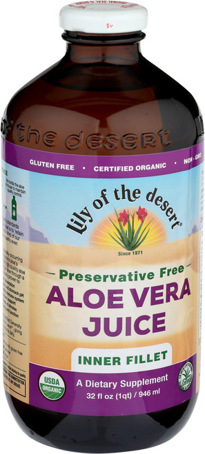 LILY OF THE DESERT ALOE VERA JUICE NO PRESV ( 1X32 OZ ) LILY OF THE DESERT ALOE VERA JUICE NO PRESV ( 1X32 OZ )