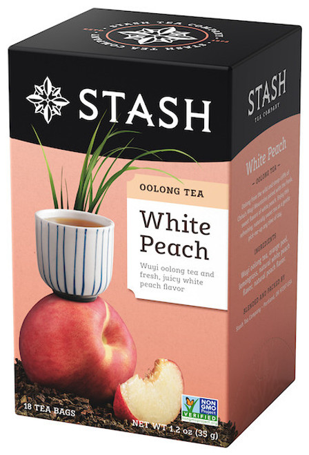STASH TEA OOLONG WHITE PEACH WUY TEA ( 6X18 CT ) STASH TEA OOLONG WHITE PEACH WUY TEA ( 6X18 CT )