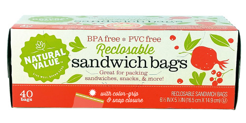 NV SANDWICH BAGS ( 12 X 40 CT ) NV SANDWICH BAGS ( 12 X 40 CT )