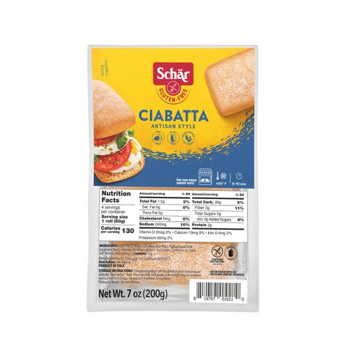 SCHAR CIABATTA GF ( 5 X 7.1 OZ )