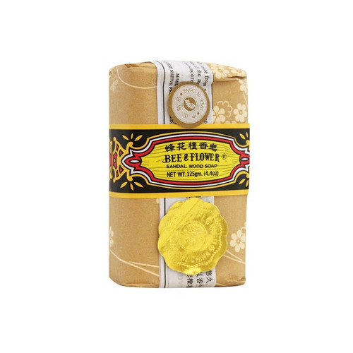 BEE & FLOWER SANDALWOOD BEE & FLOWER SOAP ( 4X4.4 OZ ) BEE & FLOWER SANDALWOOD BEE & FLOWER SOAP ( 4X4.4 OZ )