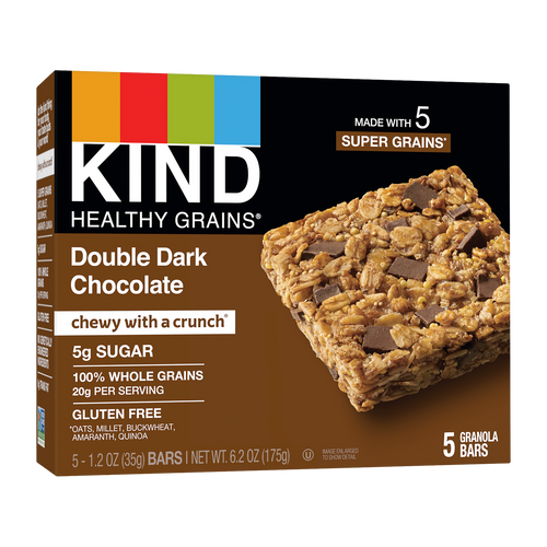 KIND DBL DK CHOC BAR ( 8 X 5 PACK )
