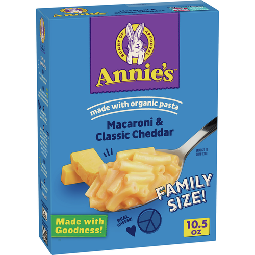 ANNIE'S FAMILY SIZE MACARONI & CHEESE ( 6X10.5 OZ )