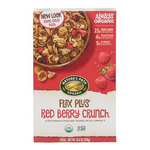 NATURE'S PATH FLAX PLUS BERRY CEREAL ( 12X10.5 OZ ) NATURE'S PATH FLAX PLUS BERRY CEREAL ( 12X10.5 OZ )