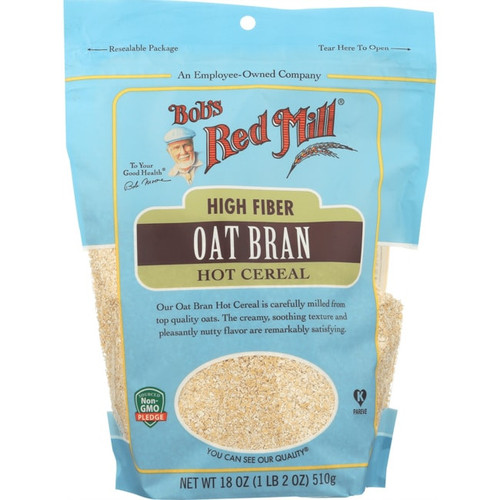 BOBS OAT BRAN HOT CEREAL ( 4 X 18 OZ ) BOBS OAT BRAN HOT CEREAL ( 4 X 18 OZ )