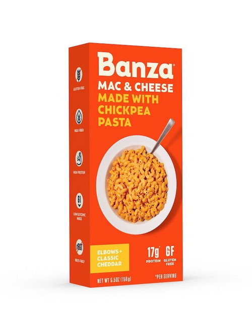 BANZA CHCKPEA MAC & CHED ( 6 X 5.5 OZ ) BANZA CHCKPEA MAC & CHED ( 6 X 5.5 OZ )