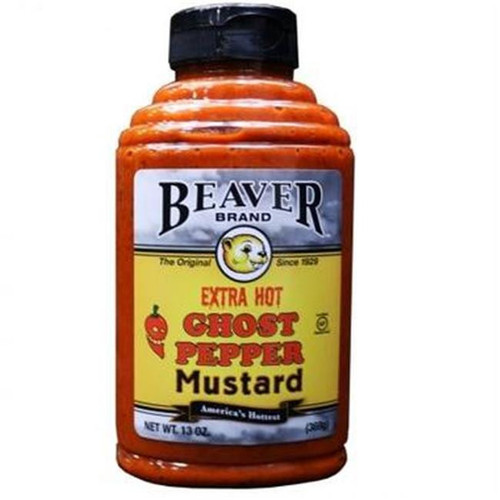 BEAVER GHOST PEPPER MUSTARD ( 6X13 OZ ) BEAVER GHOST PEPPER MUSTARD ( 6X13 OZ )